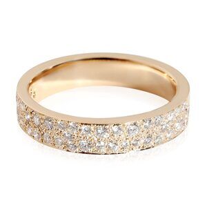 Nora Kogan Claro Diamond Band in 18K Yellow Gold 0.6 CTW